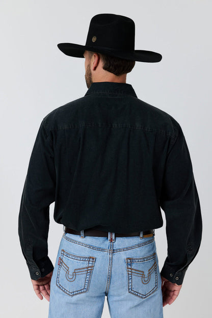Ringers Western King River Rugged Mens Full Button Work Shirt