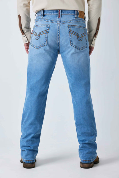 Ringers Western Blaze Mens Relaxed Bootleg Jean