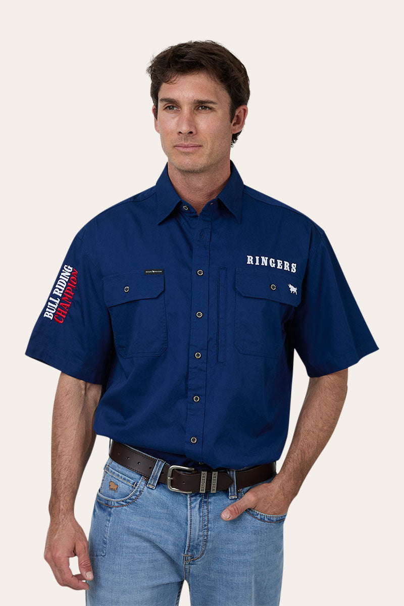 Ringers Western The Champion Mens Full Button SS Workshirt