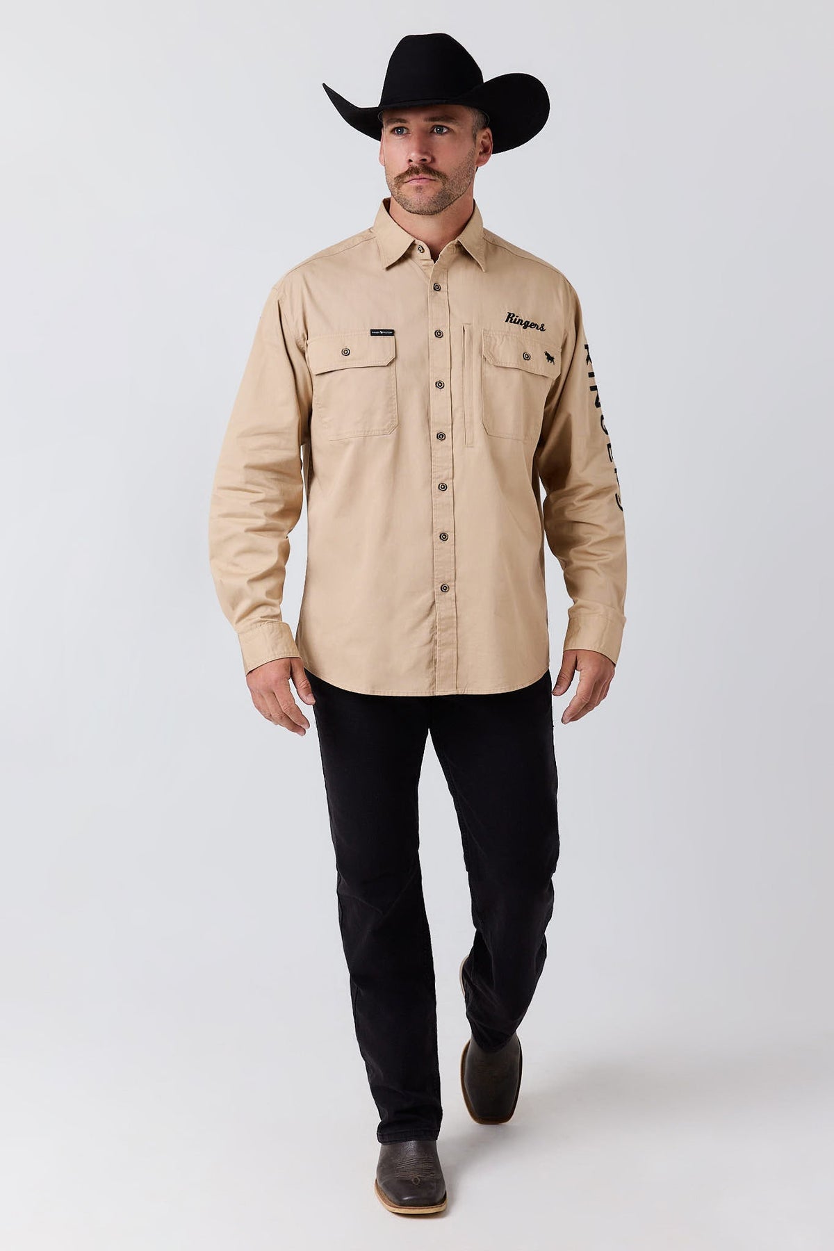Ringers Western Ridgecrest Mens Full Button Workshirt