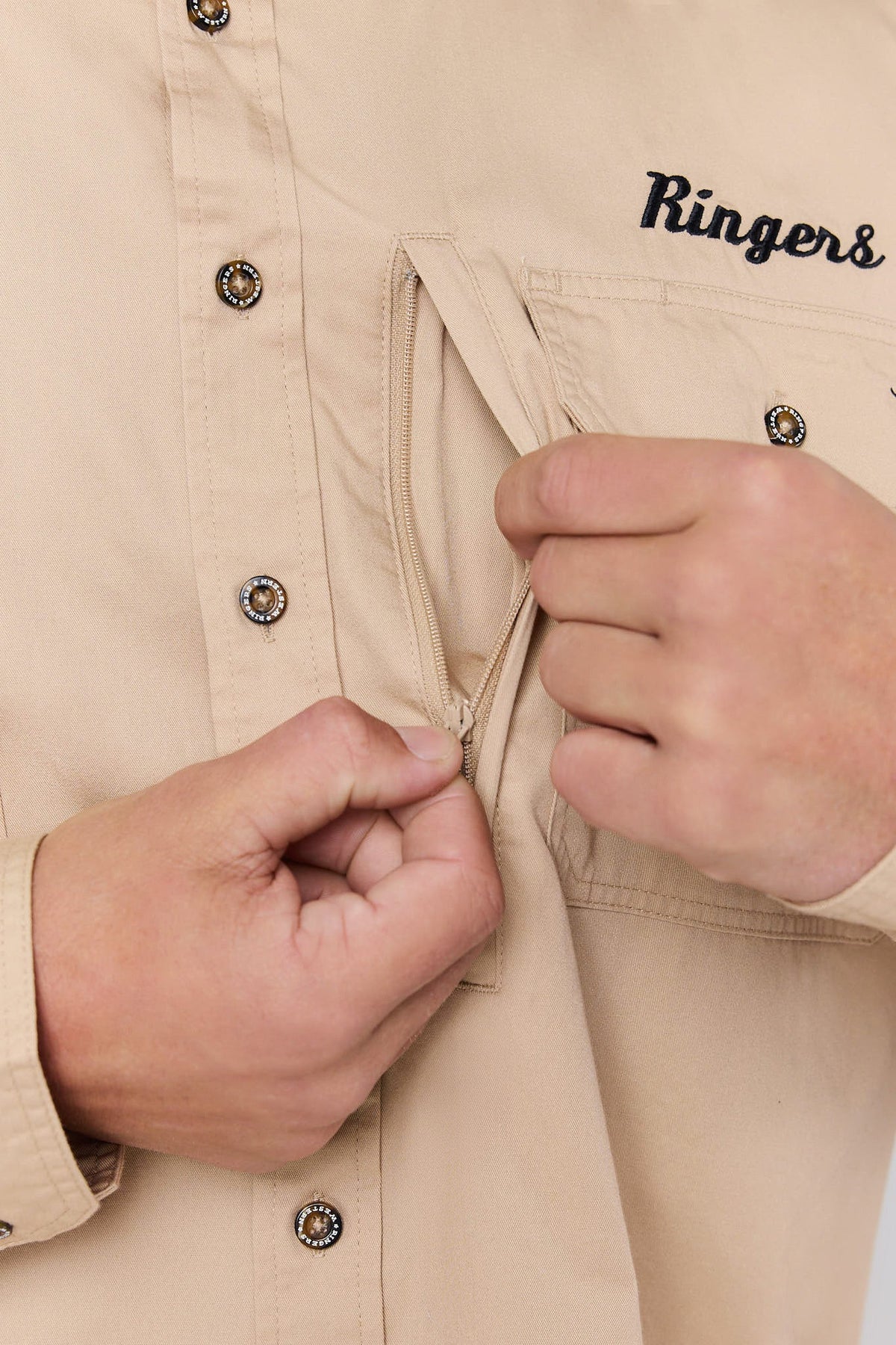 Ringers Western Ridgecrest Mens Full Button Workshirt