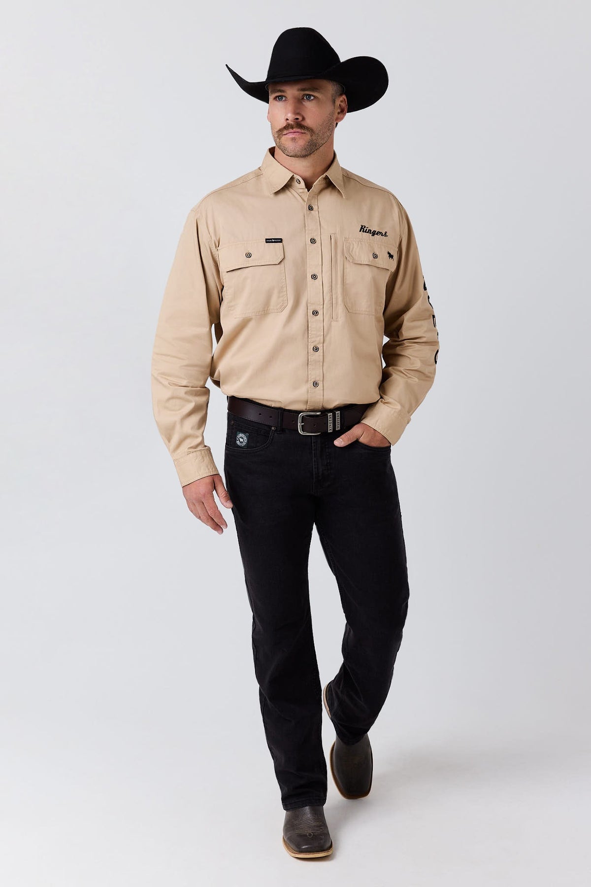Ringers Western Ridgecrest Mens Full Button Workshirt