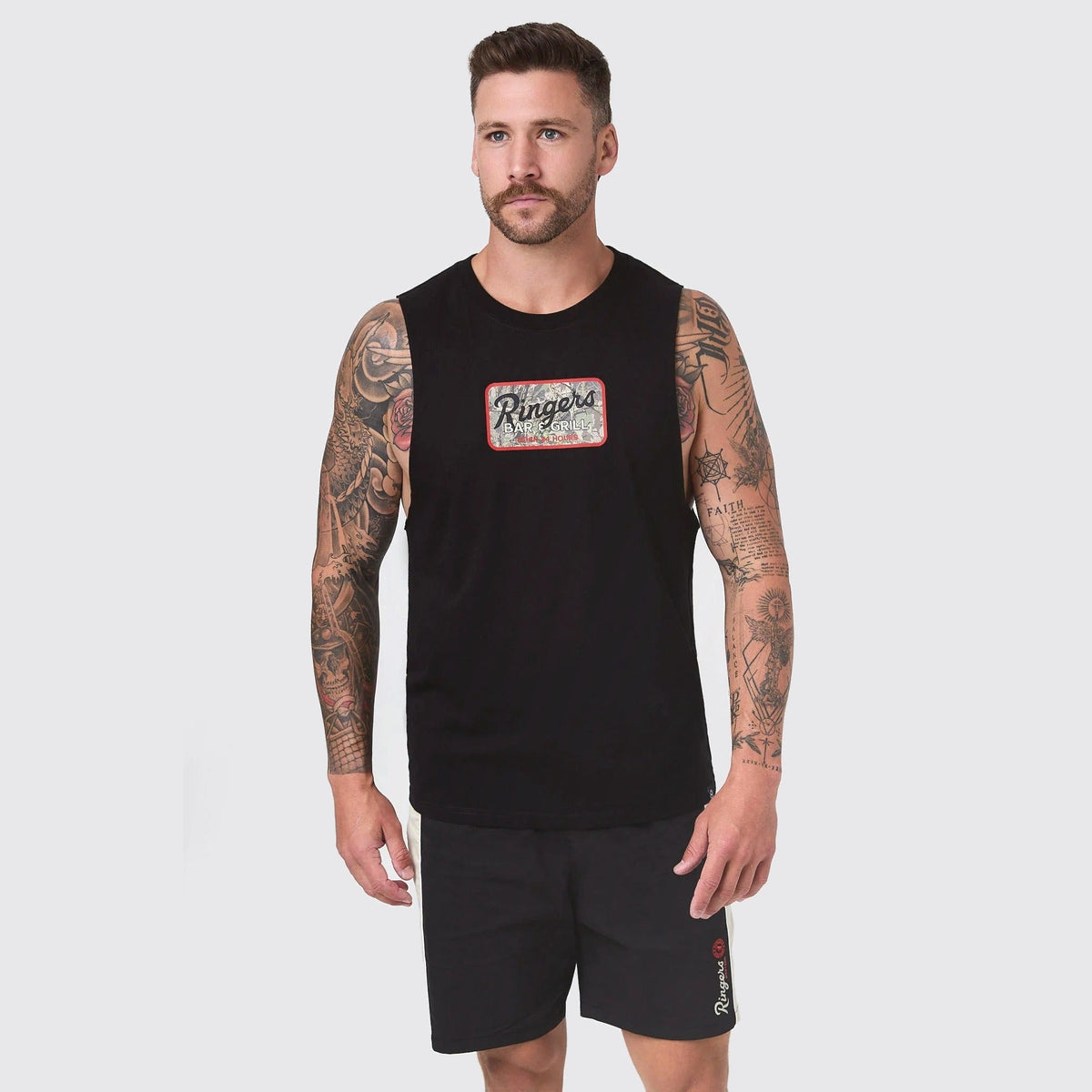 Ringers Western Backcountry Chargrill Mens Muscle Tank