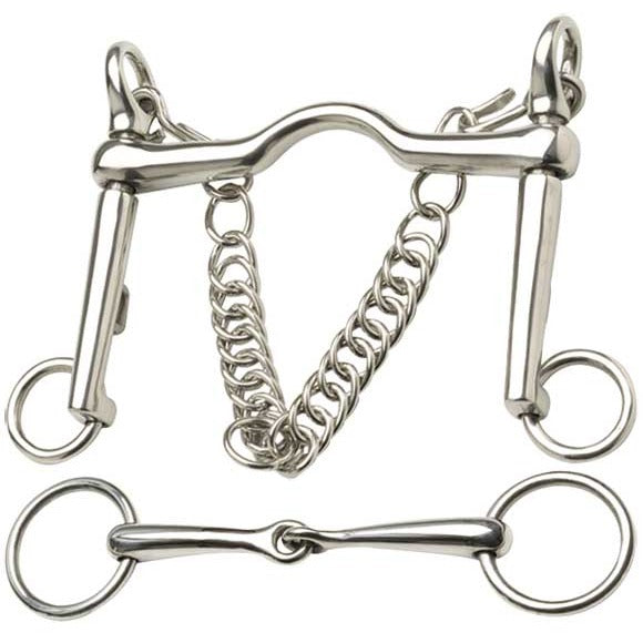 Zilco Sliding Weymouth &amp; Ring Bradoon Set 11.5cm
