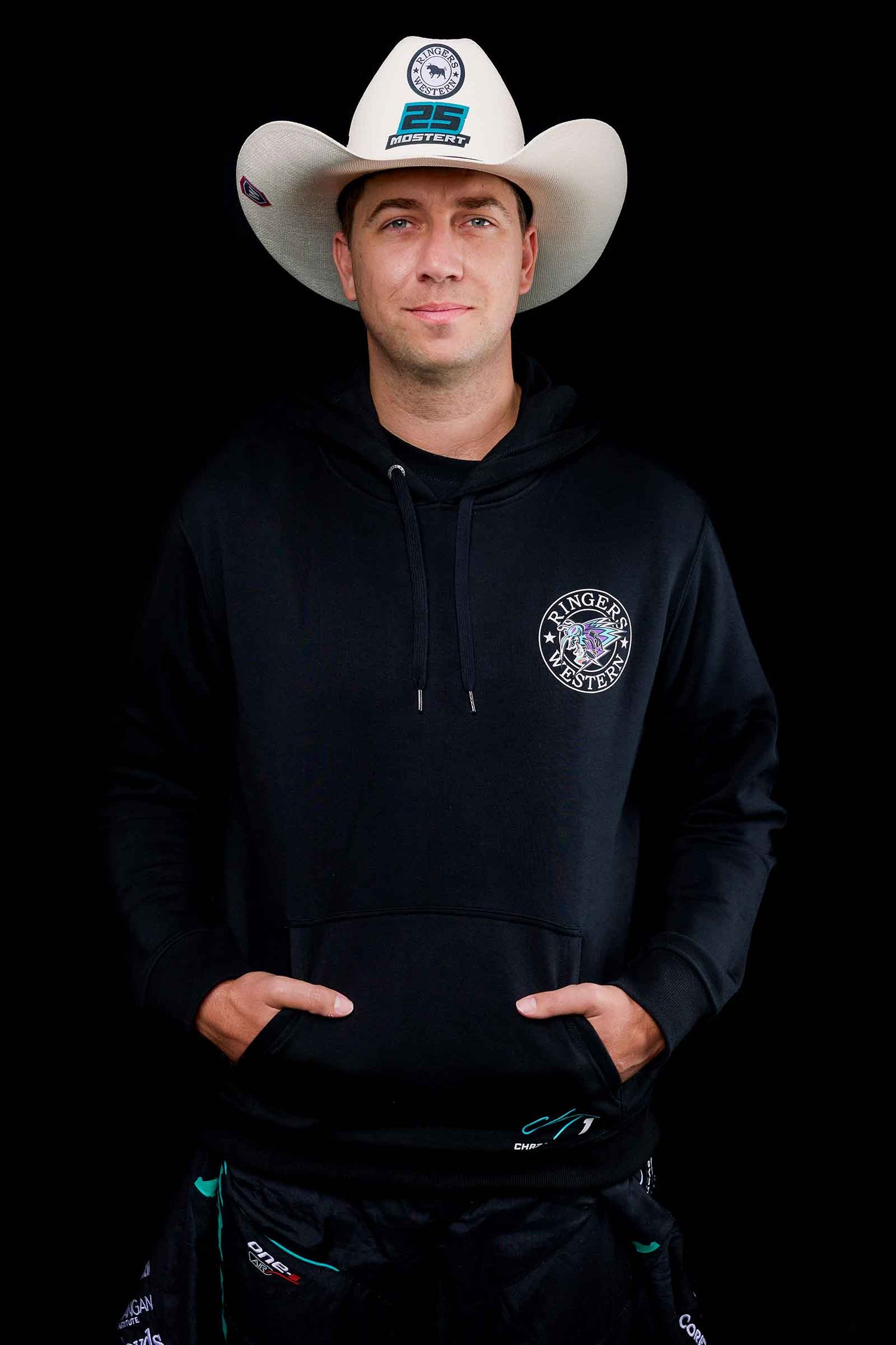 Ringers Western Chaz Signature Bull Mens Hoodie