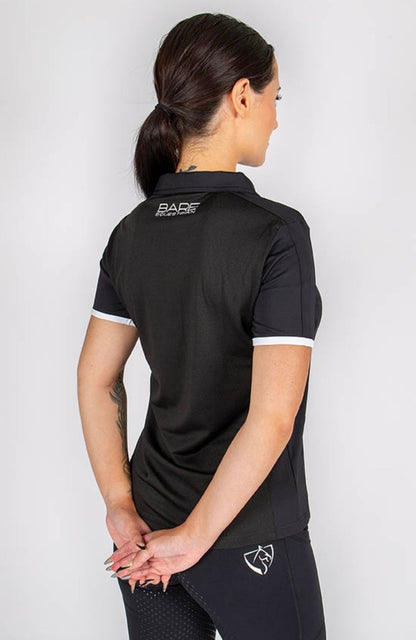 BARE Equestrian Active Mesh Polo Shirt