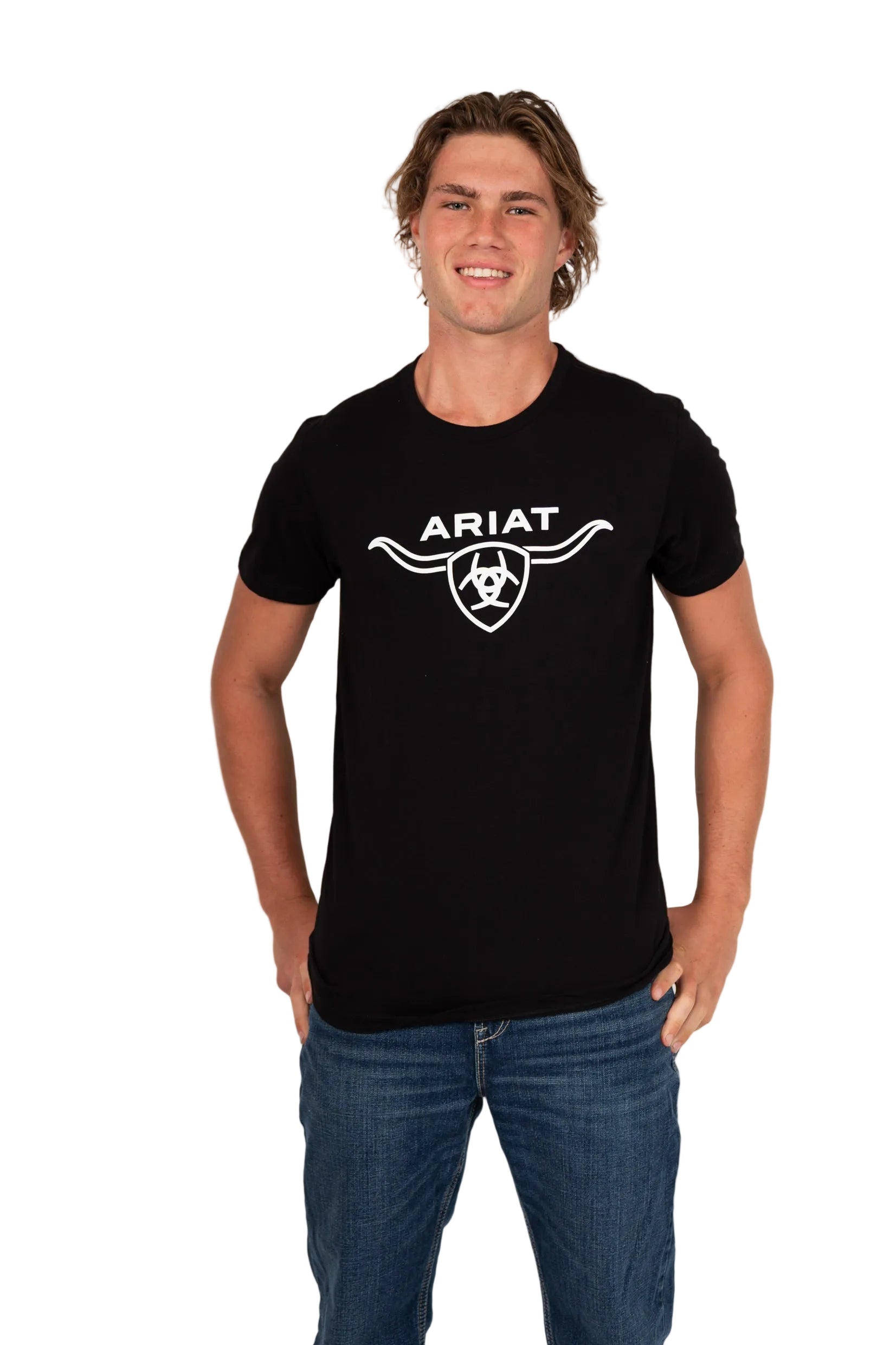 Ariat Shield Horns T-Shirt - Black