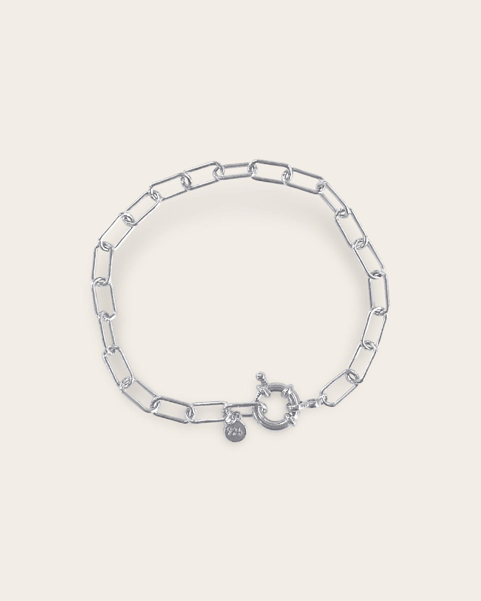 Whistle &amp; Pop Heritage Paper Clip Chain Bracelet