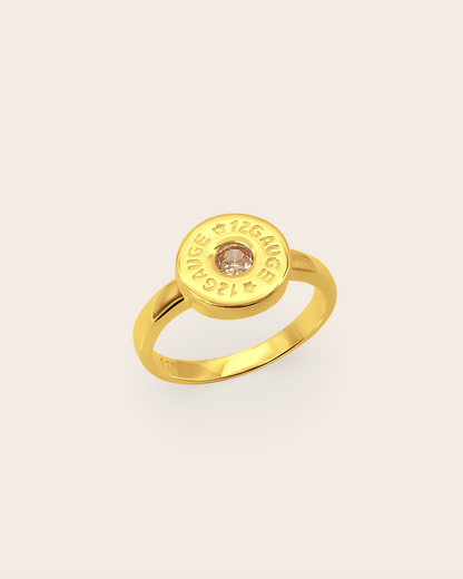 Whistle &amp; Pop Heritage 12 Gauge Ring Champagne