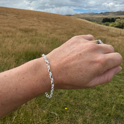 Whistle &amp; Pop Oval Rolo 6.2mm Bracelet