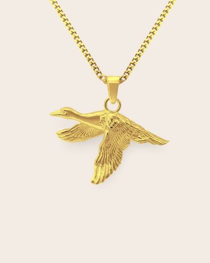 Whistle &amp; Pop Fly Away Home Duck Necklace