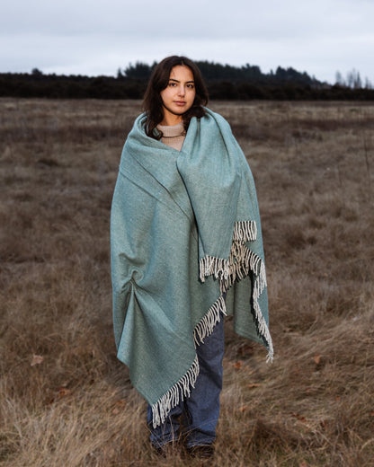 Country Collective Recycled Wool Blanket - Lake Tekapo