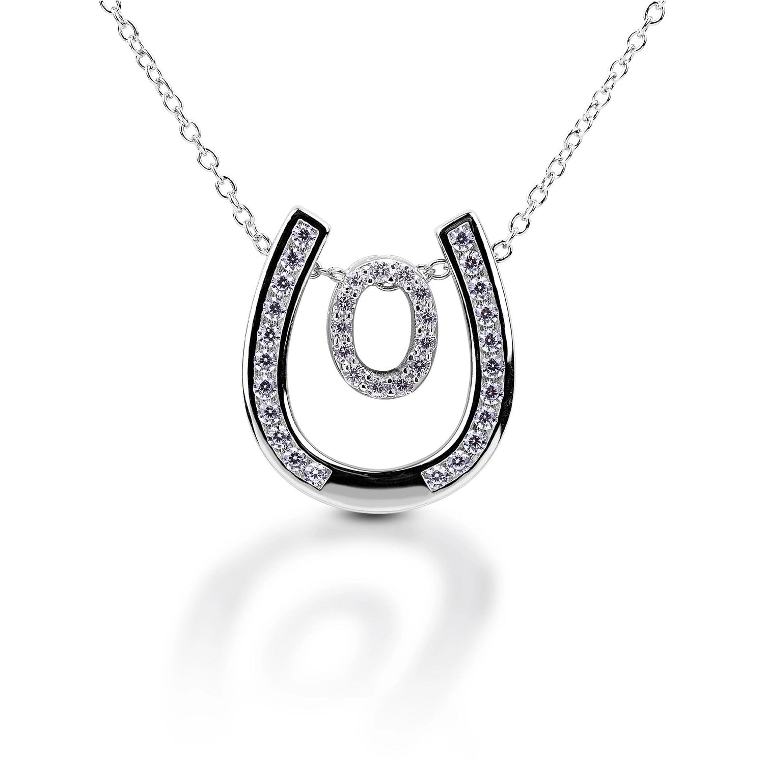 Kelly Herd Personalised Initial Horseshoe Necklace