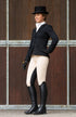 BARE Equestrian Sculpt Hybrid Riding Breeches - Stone/Black Seat