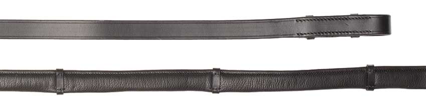 Oregon Extra Soft Padded Reins Black