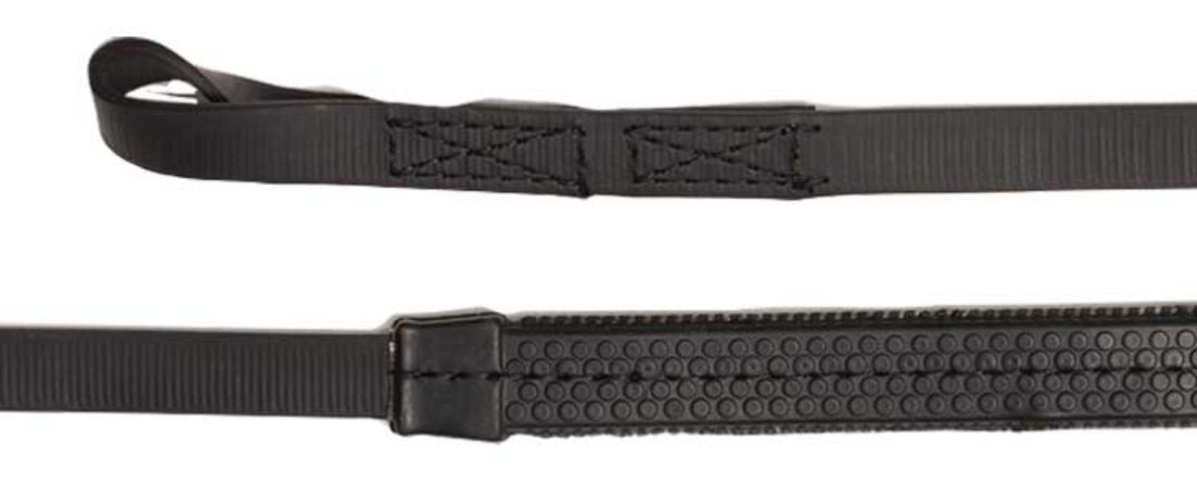 Zilco Rubber Grip Reins Black
