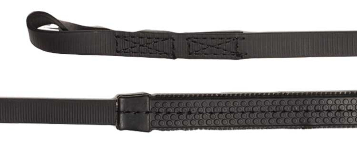 Zilco Rubber Grip Reins Black