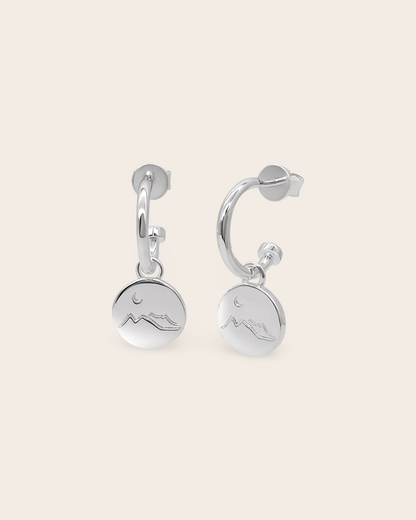 Whistle &amp; Pop Starkeeper Moon Mountains Hoops