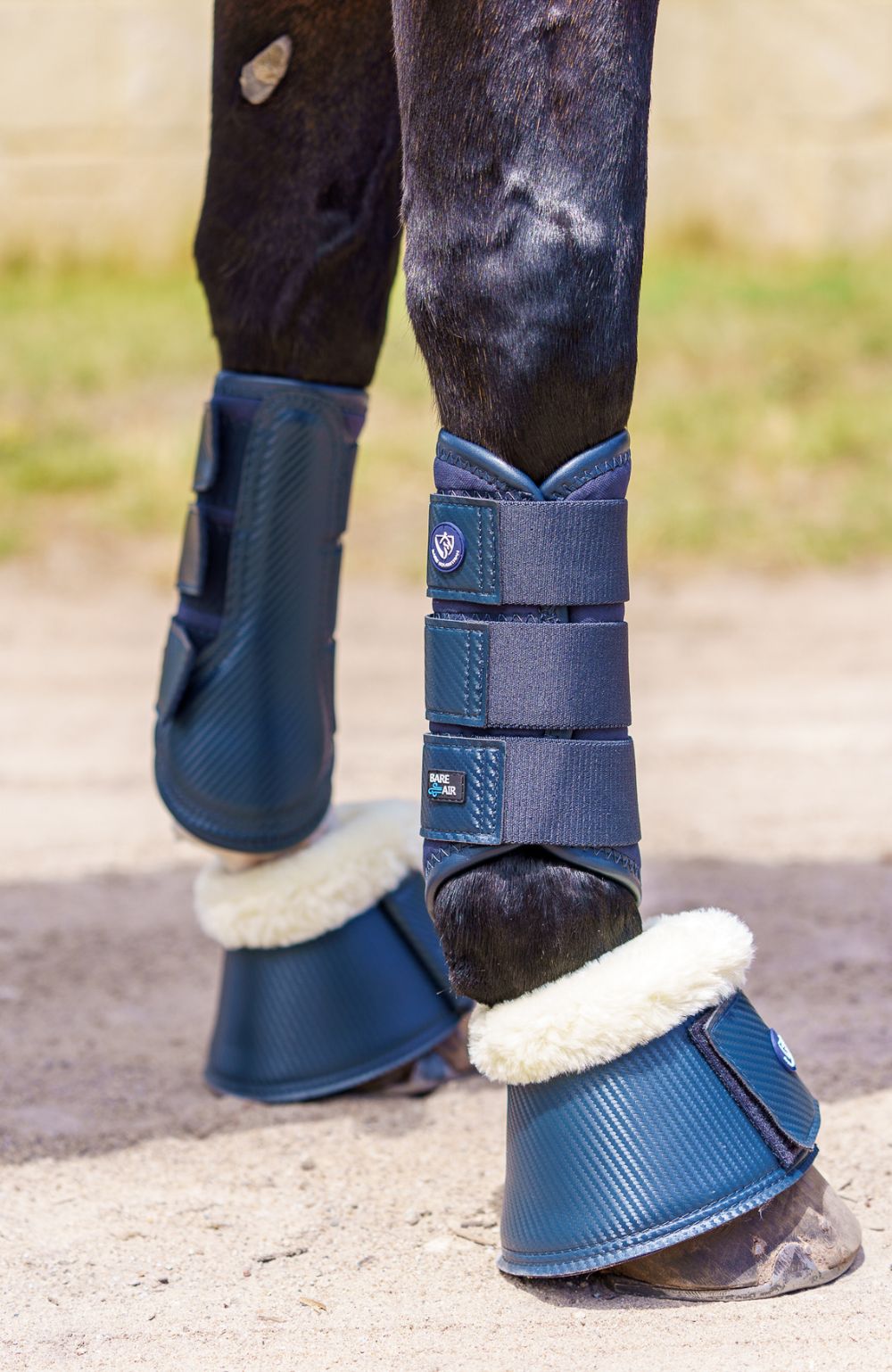 BARE Equestrian Horse Wear Carbon Tech Bell Boots
