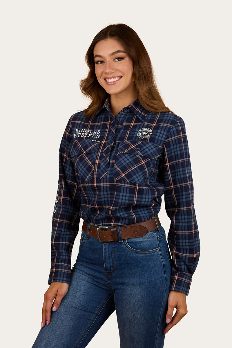 Ringers Western Fingal Womens Half Button Flannel