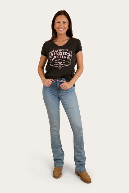Ringers Western Quality Goods Womens V Neck T Shirt
