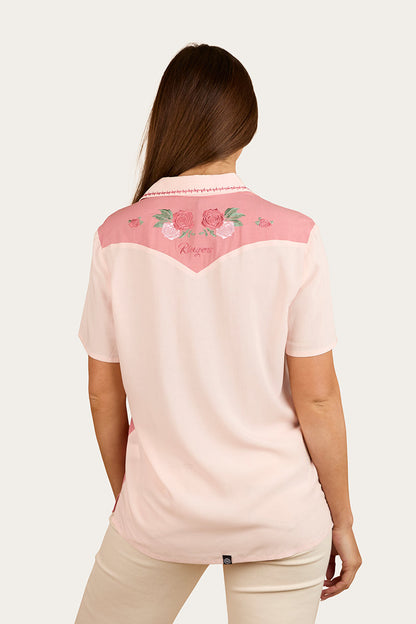 Ringers Western Country Rose Womens Shirt