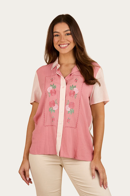 Ringers Western Country Rose Womens Shirt