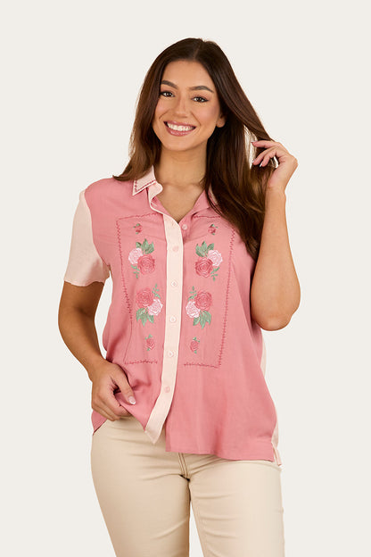 Ringers Western Country Rose Womens Shirt