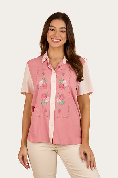 Ringers Western Country Rose Womens Shirt