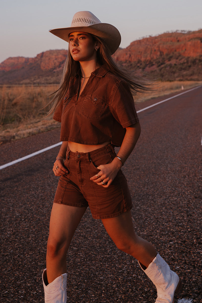 Ringers Western Iris Womens Denim Top