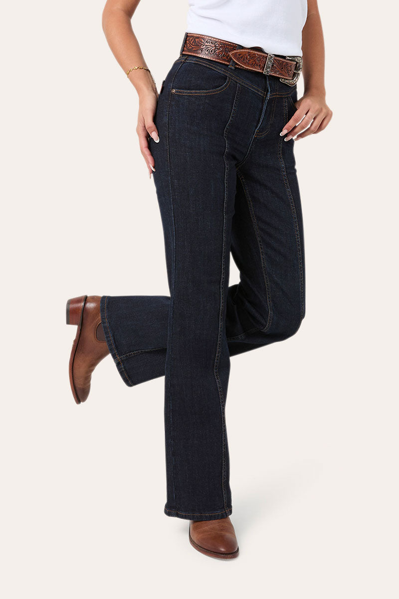 Ringers Western Edith Womens High Rise Bootleg Jean