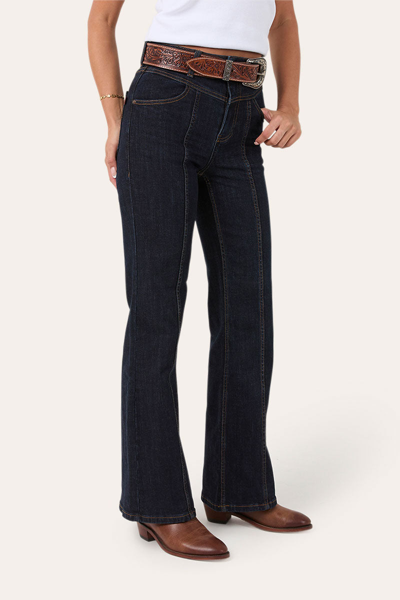 Ringers Western Edith Womens High Rise Bootleg Jean