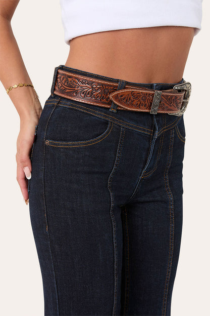 Ringers Western Edith Womens High Rise Bootleg Jean