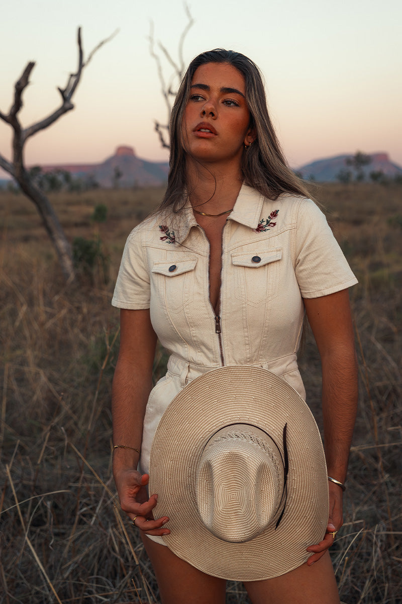 Ringers Western Narooma Womens Denim Playsuit