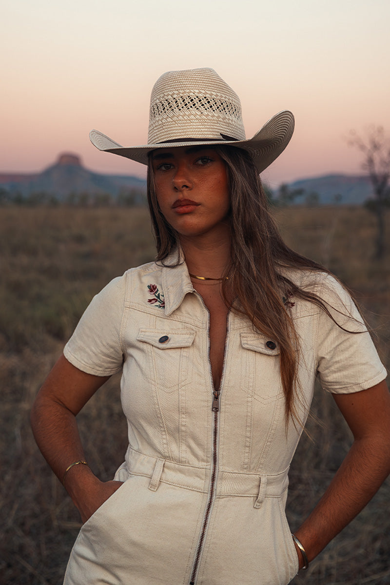 Ringers Western Narooma Womens Denim Playsuit