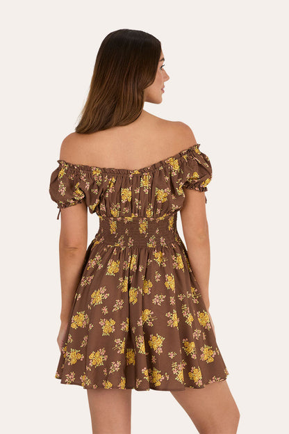 Ringers Western Madison Womens Shirred Mini Dress