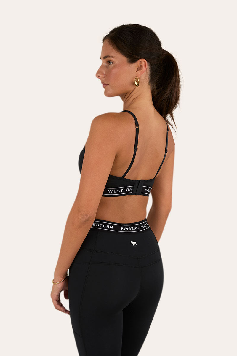 Ringers Western Active Womens Logo Elastic Essential Crop