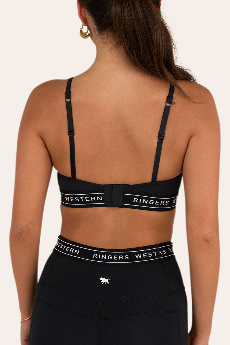 Ringers Western Active Womens Logo Elastic Essential Crop