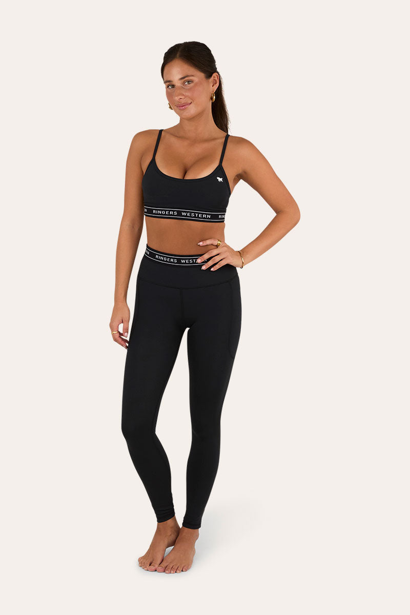 Ringers Western Active Womens Logo Elastic Pocket Legging