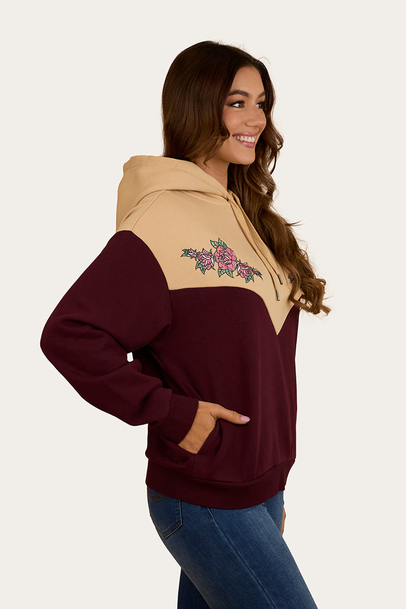 Ringers Western Rosey Womens Oversized Pullover Hoodie