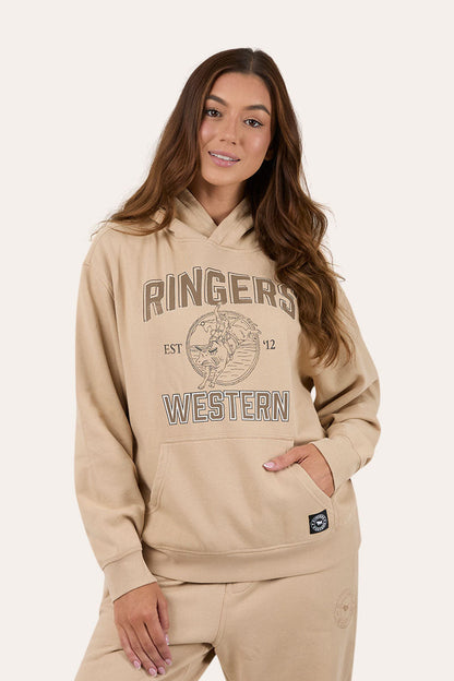 Ringers Western College Womens Oversized Pullover Hoodie