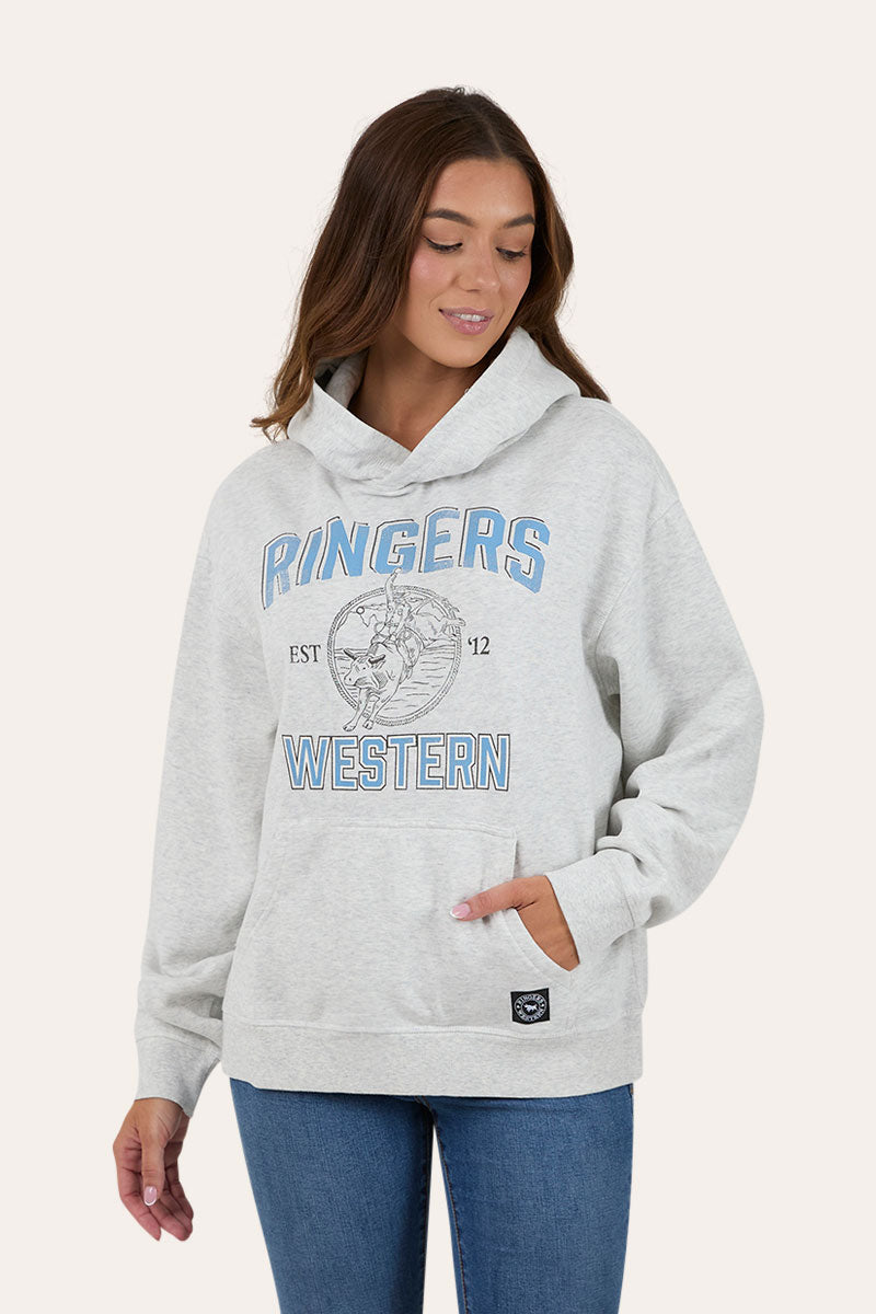 Ringers Western College Womens Oversized Pullover Hoodie