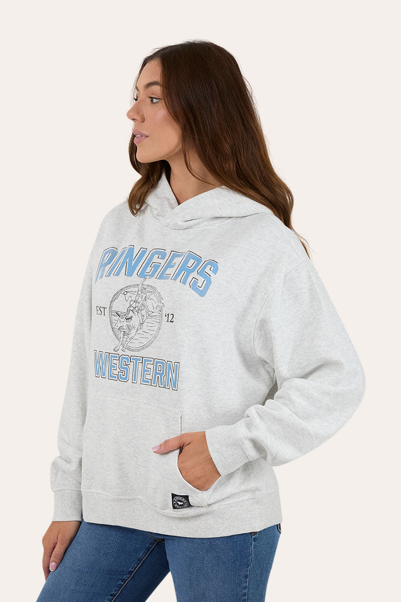 Ringers Western College Womens Oversized Pullover Hoodie