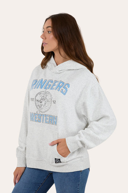 Ringers Western College Womens Oversized Pullover Hoodie