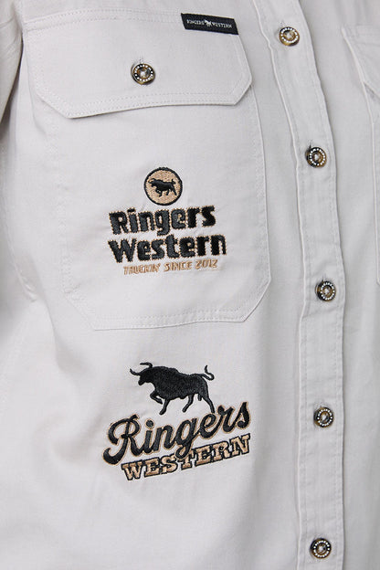 Ringers Western Rodeo Spirit Womens Full Button Workshirt