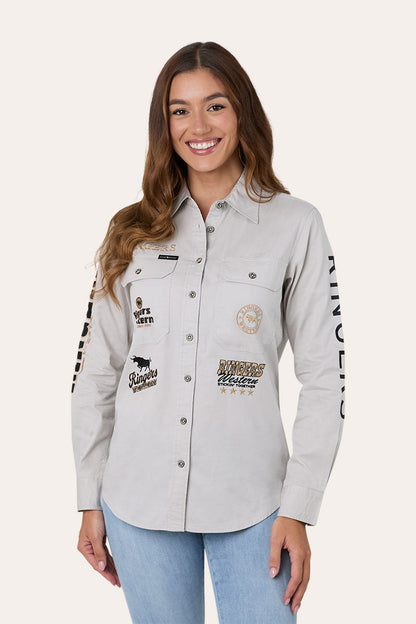 Ringers Western Rodeo Spirit Womens Full Button Workshirt