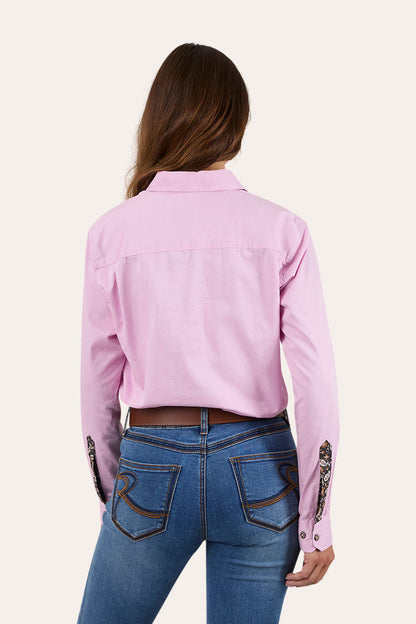 Ringers Western Flora Womens Half Button Work Shirt