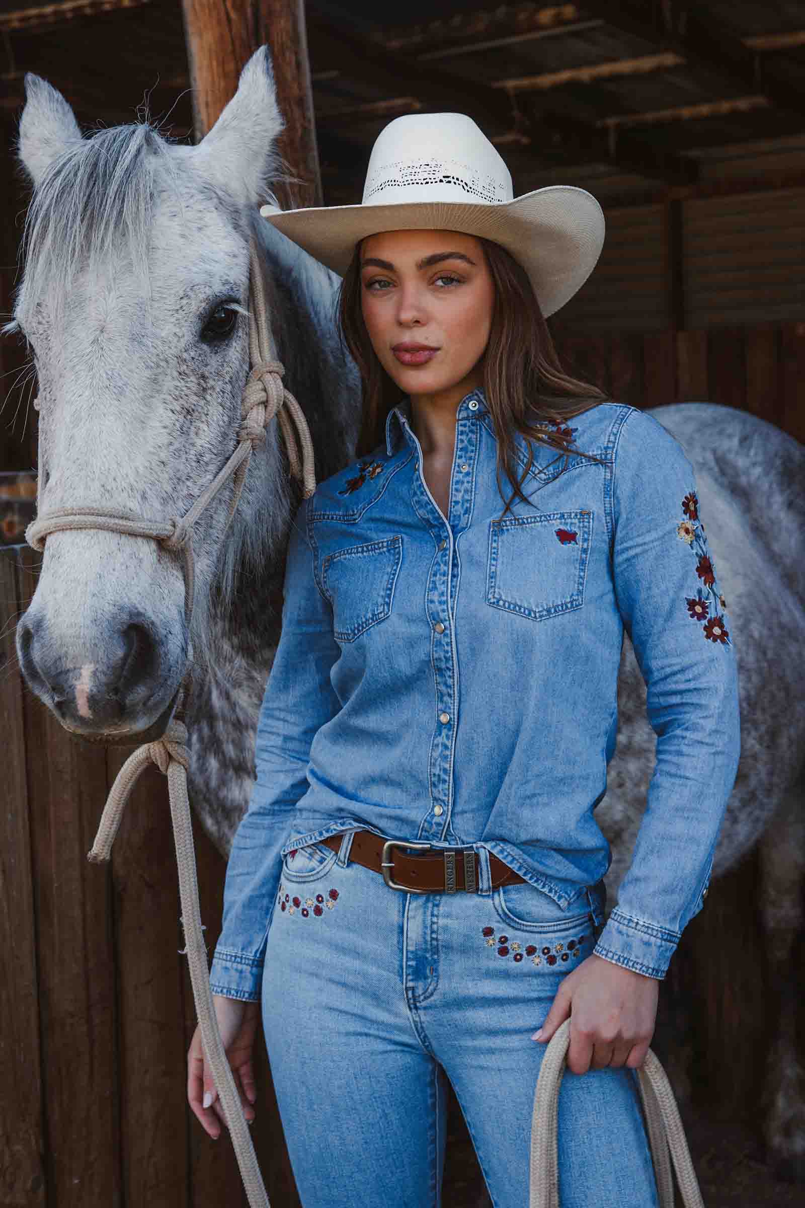 Ringers Western In Bloom Womens Western Shirt