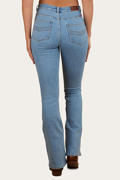 Ringers Western In Bloom Womens High Rise Bootleg Jean