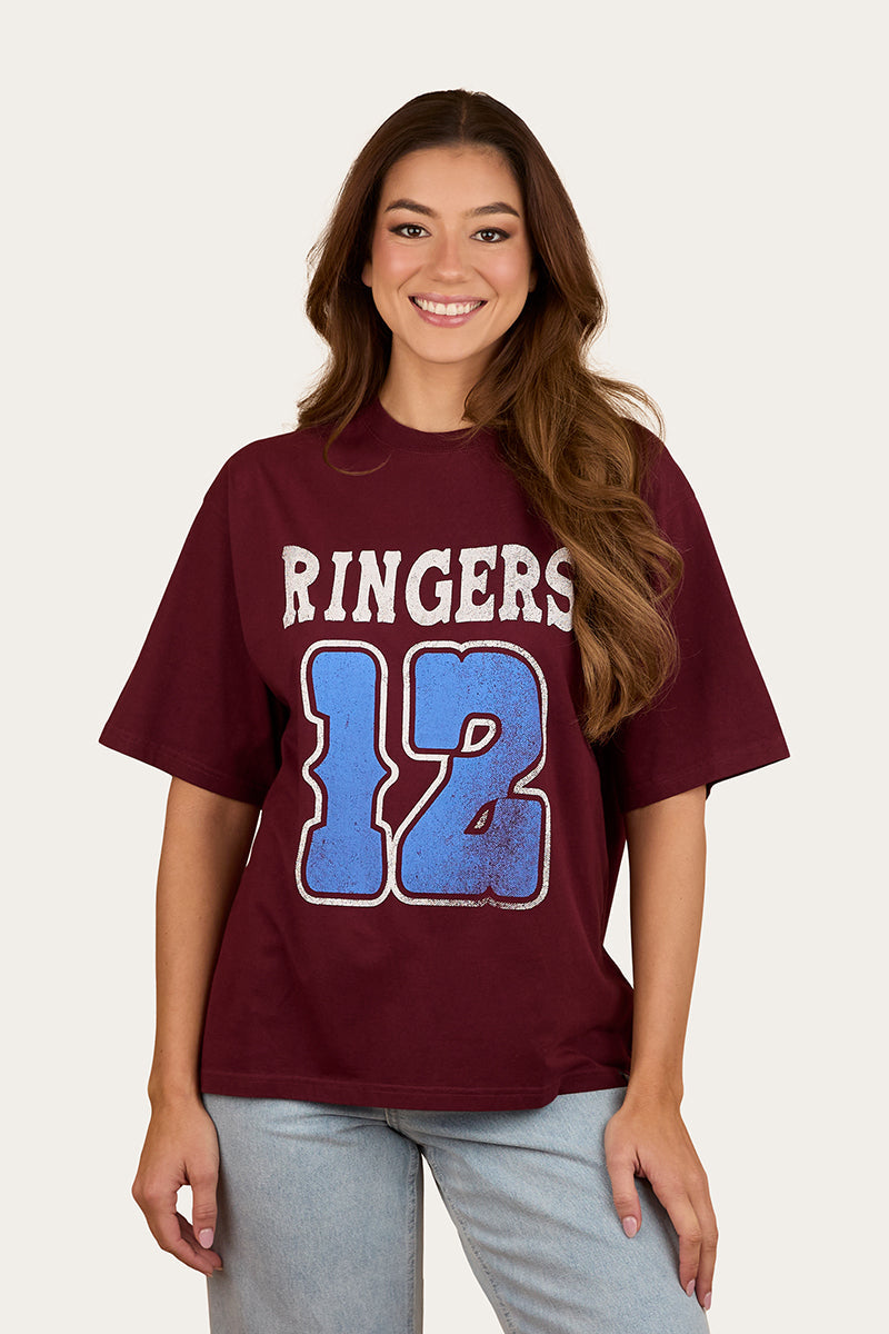 Ringers Western Team Ringers Womens Oversized T-Shirt
